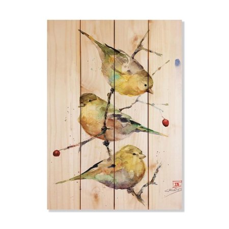 WILE E. WOOD 14 x 20 in. Crousers Triple Gold Wood Art DCTG-1420